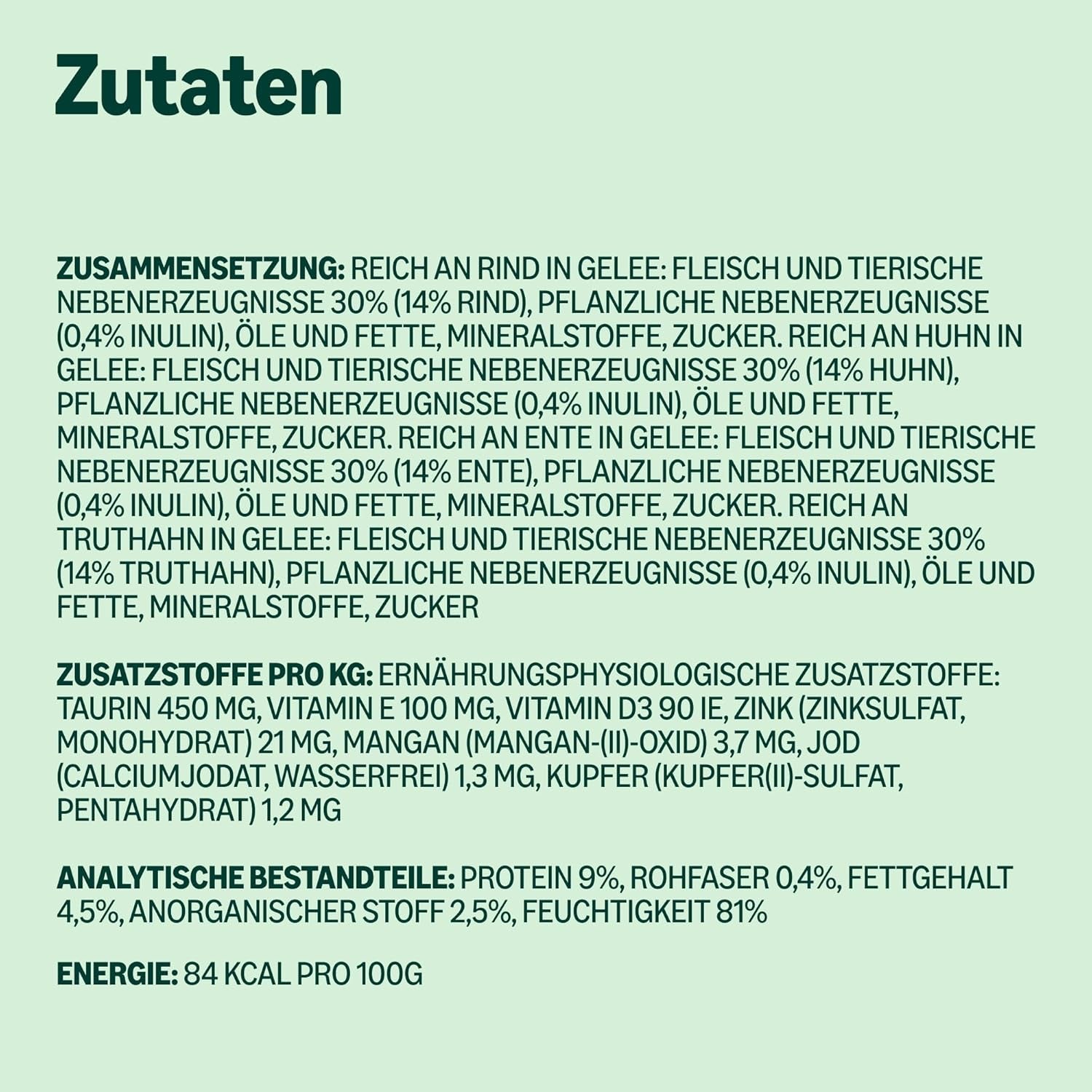 hrană umedă pentru pisici de la Amazon, fără cereale, pentru pisici adulte, selecție de carne în jeleu, 4,76 kg, 56 de pachete a câte 85 g (anterior Lifelong)