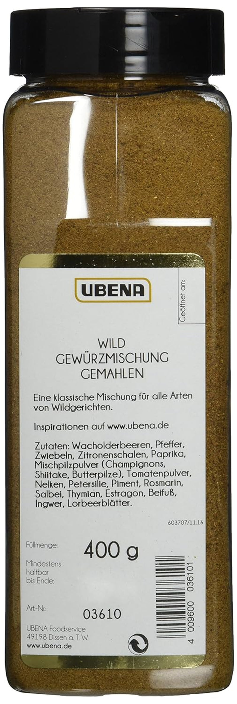Gewürz sauvage 400 g, 1er paquet (1x 0,4 kg)