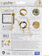 Harry Potter Fondant et emporte-pièces, lot de 2, lunettes et cicatrice de Harry, petit, argent