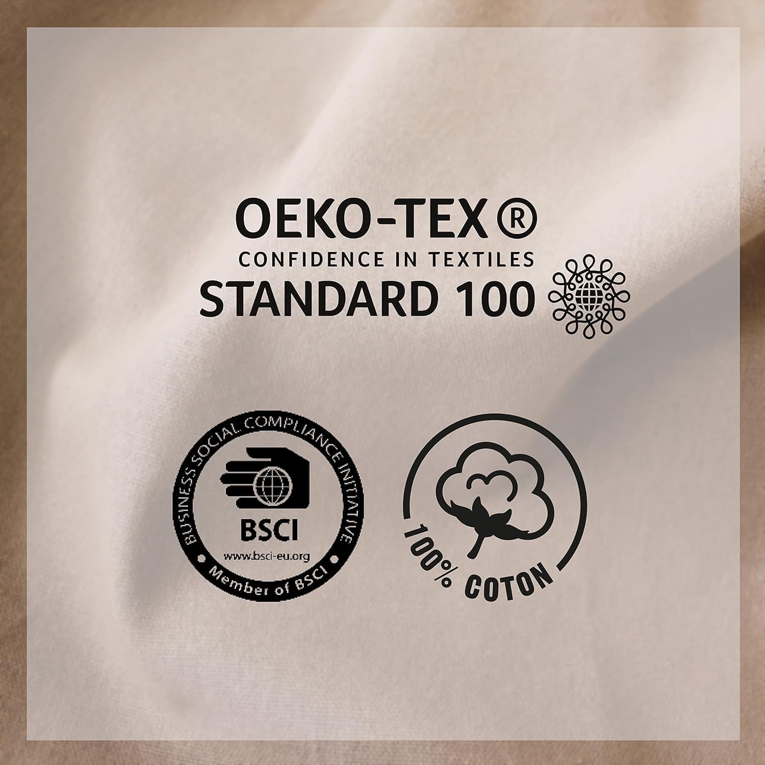 Couette 4 pompons, jute, 90 X 190 Cm, argile, 2007AGCHLJT090190, 90 X 190 Cm Quilts et quilts Naty Shop