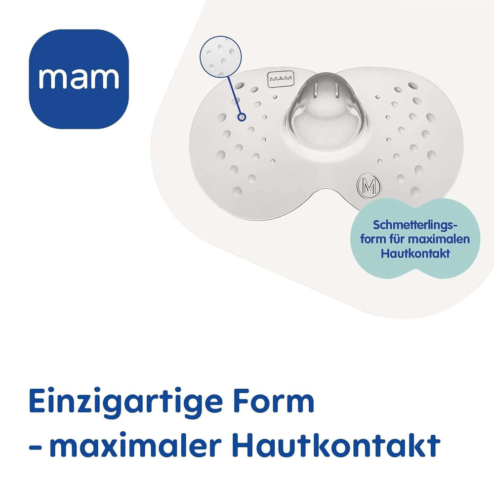 MAM Stillhütchen Größe L (Ø 23 Mm) Im 2Er-Set, Extra Weiche Brusthütchen Zum Schutz Beim Stillen, Brustwarzenschutz Für Maximalen Hautkontakt Zwischen Mutter Und Kind Accessories Alimentation et allaitement Bebe Naty Shop