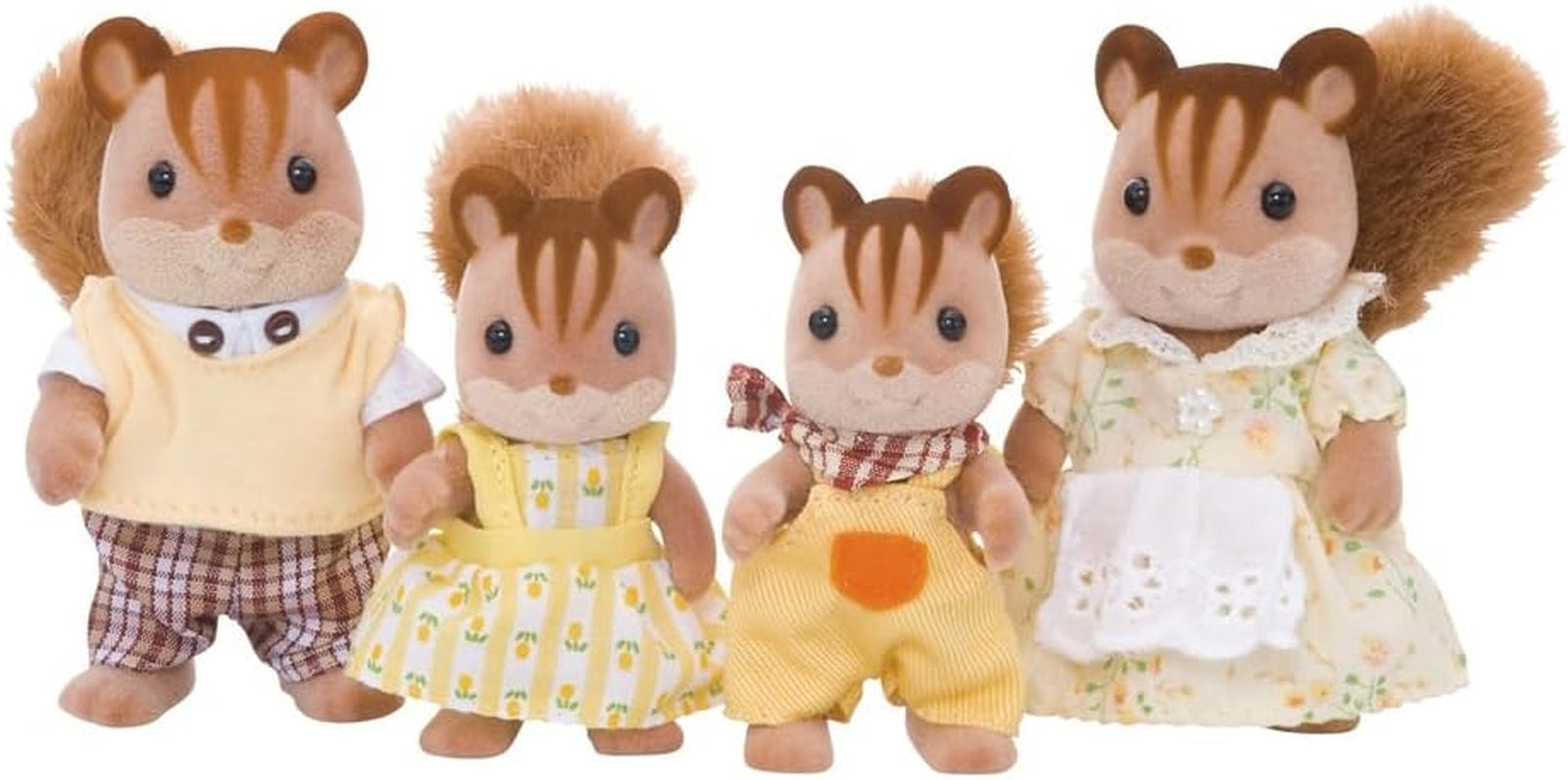 Sylvanian Families L4172 Famille d'écureuils en noyer - Figurines de maison de poupée