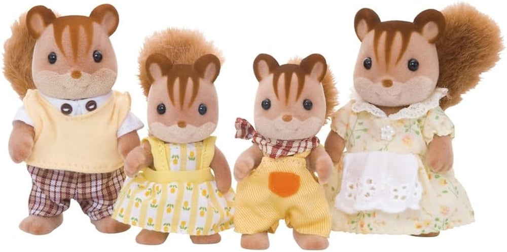 Sylvanian Families L4172 Famille d'écureuils en noyer - Figurines de maison de poupée