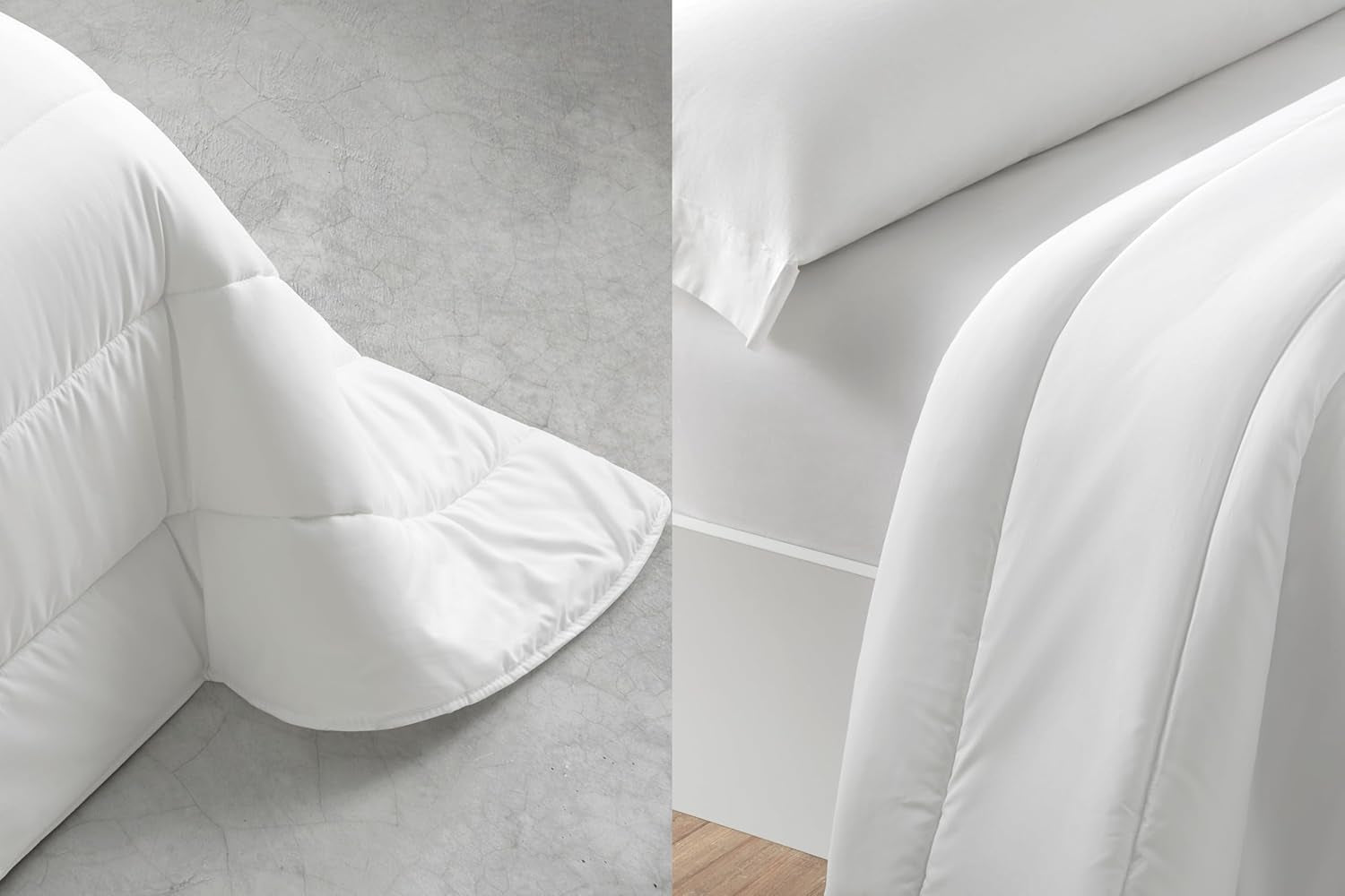 Degrees Home - 4 Estaciones - Plapumă nordică, 180 Cm, 2 plapume. Iarna: Fibre 270 G/M2; Vara 170 Gr/M2-260X240 Cm Plapumi si pilote Naty Shop