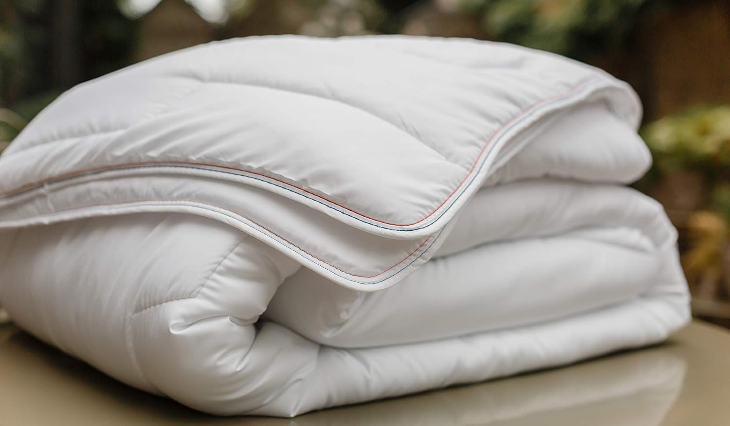 COLAS NORMAND Couette Percale Coton 260 X 240 cm Haute Qualité 100% Percale Coton Doux et Confortable Durable Finition Fine Fabriqué en France Couettes et Couettes Blanc Naty Shop