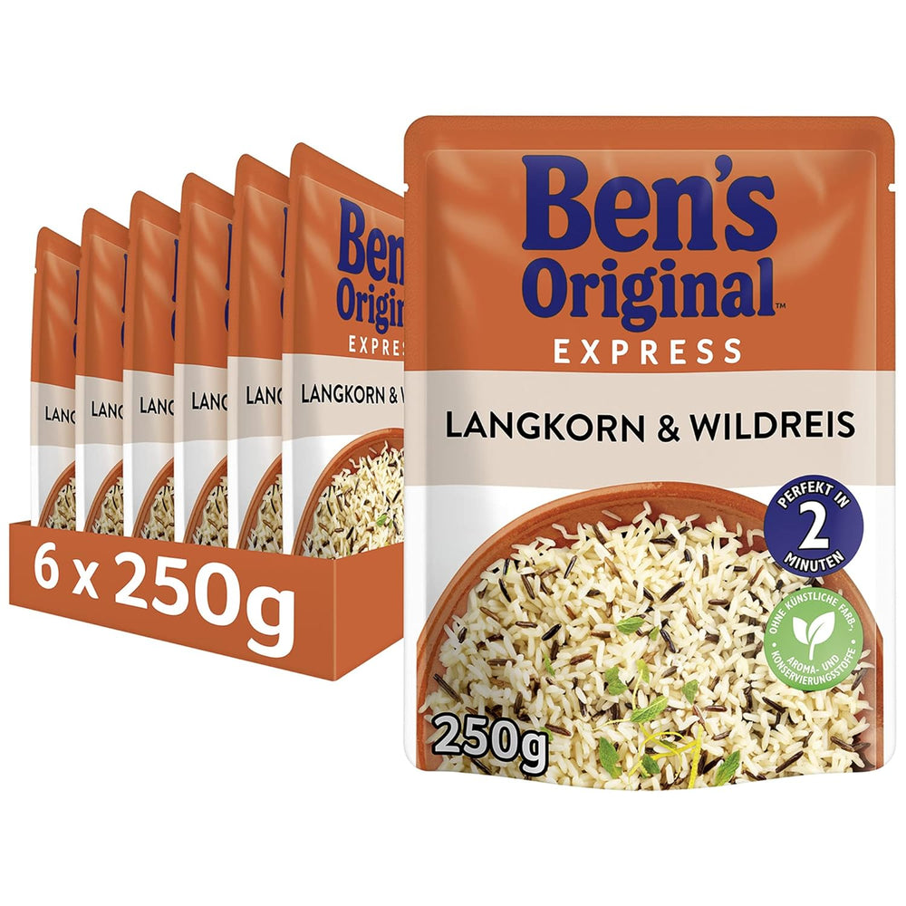 BEN'S ORIGINAL™ Riz basmati express 6 x 220 g