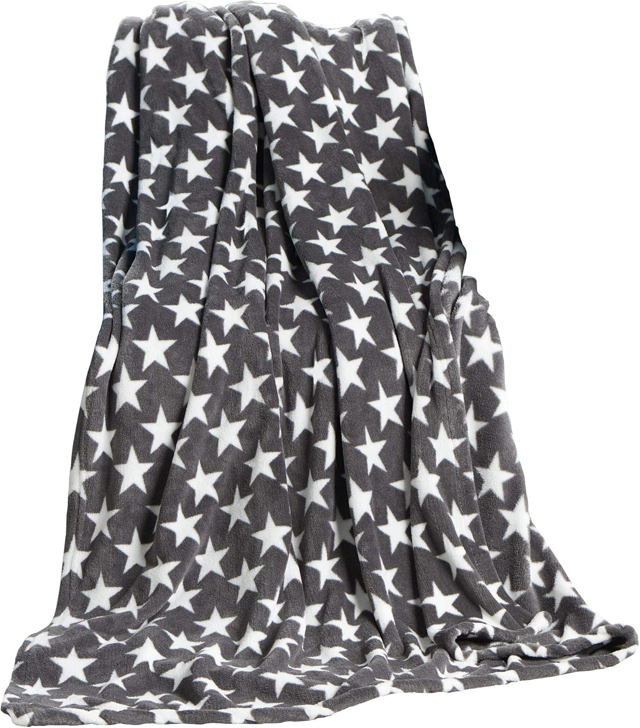 Couverture moelleuse Celinatex 150 X 200 Cm Couverture Bordeaux canapé canapé couverture douce étoiles Microfibre Polaire Oeko-Tex Moonlight Lits et Couvertures Besuche den CelinaTex-Store Gris étoiles 150 X 200 Cm