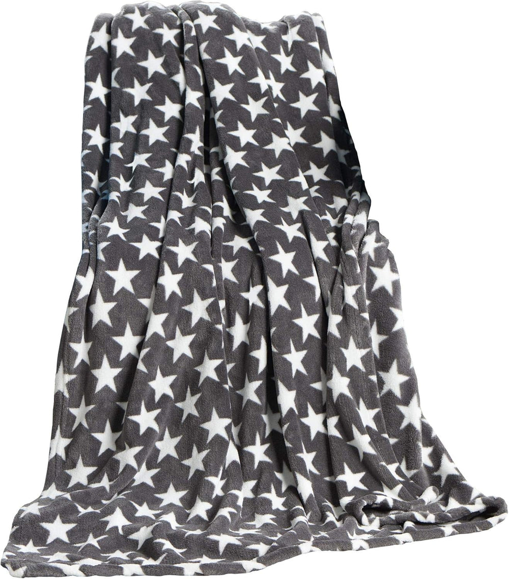 Couverture moelleuse Celinatex 150 X 200 Cm Couverture Bordeaux canapé canapé couverture douce étoiles Microfibre Polaire Oeko-Tex Moonlight Lits et Couvertures Besuche den CelinaTex-Store Gris étoiles 150 X 200 Cm