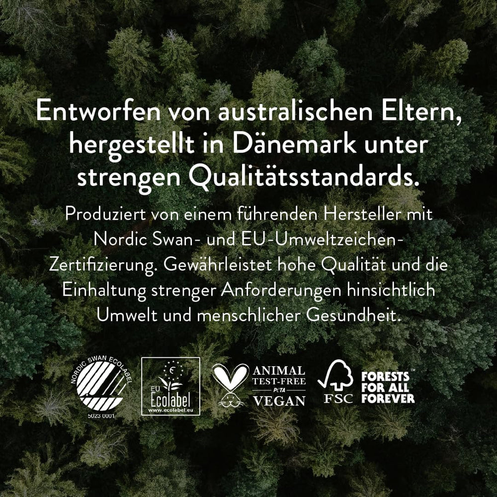 Couches push-up taille 4 L (7-12 kg) - 1 sachet de 25 pièces - Sans substances nocives, écologiques, ultra plates, pour une utilisation nocturne - Fabriquées au Danemark