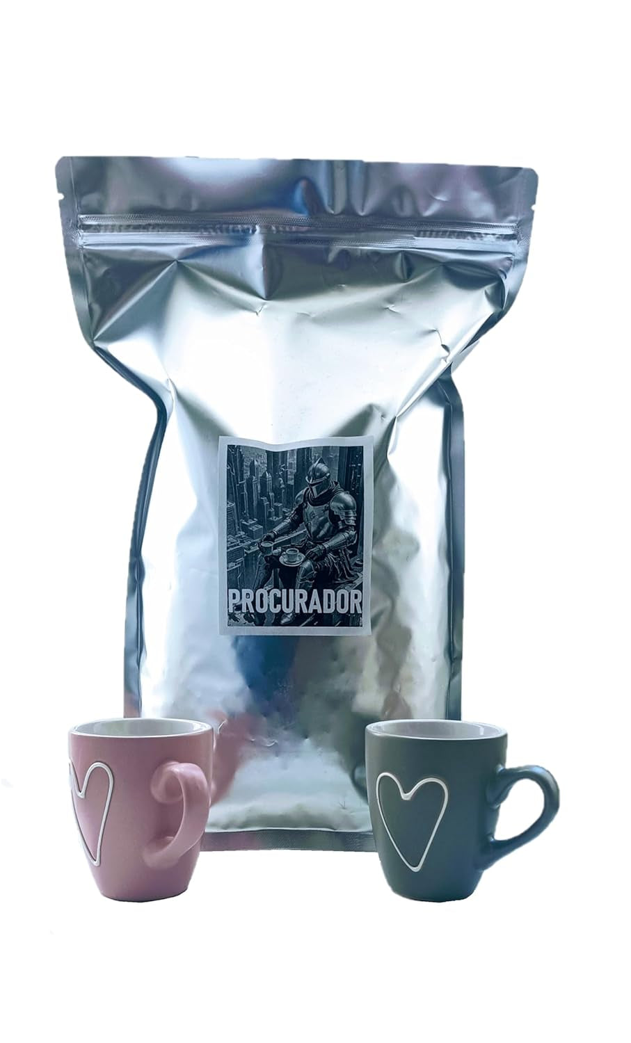 Café Procurador mexicain avec deux tasses sucrées. La nature en harmonie avec le plaisir. Arabica 1000g