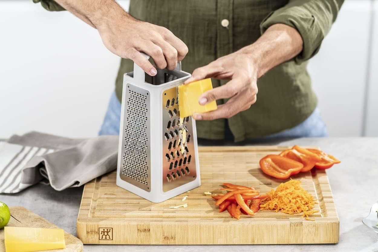 ZWILLING Z-Cut răzătoare pătrată, multifuncțională, lamă din oțel inoxidabil Peeler Naty Shop