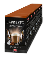 ESPRESTO Cappuccino, compatible avec K-fee & ALDI EXPRESSI*, RFA zertifiziert, 48 Kaffee-Kapseln & 48 Milch-Kapseln