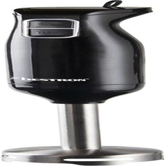 Bestron Stabmixer, Pürierstab Mit 2 Geschwindigkeitsstufen & Ergonomischer Handgriff, Staab Abnehmbar, Matériau : Edelstahl, Couleur : Schwarz/Silber Kitchen Naty Shop Schwarz/Silber