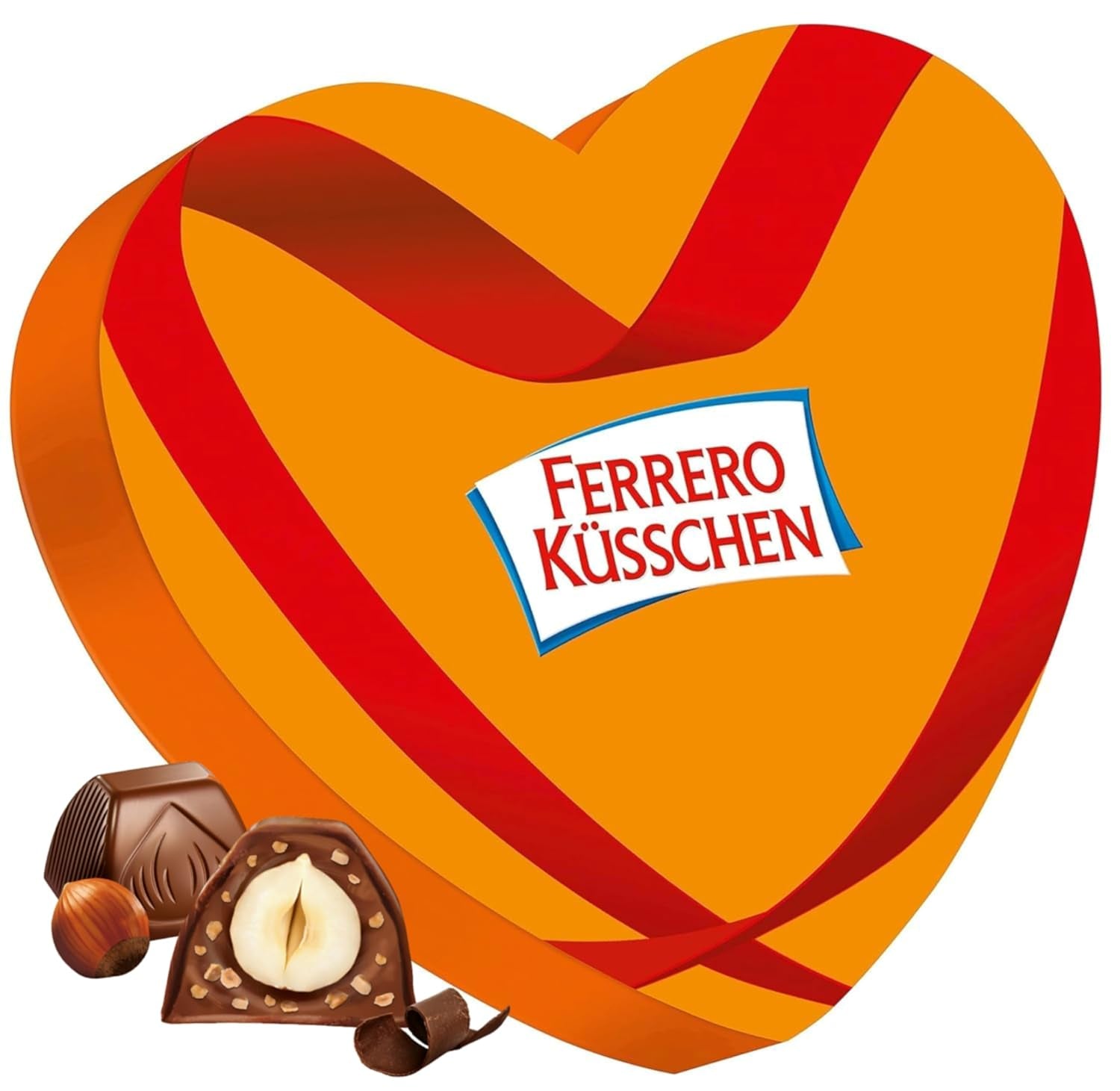 Ferrero Mon Chéri Heart - Cadeau Chocolat Saint Valentin pour Elle et Lui - Chocolat Croquant, Liqueur Fruitée et Cerises Aromatisées - Pour la Saint Valentin, la Fête des Mères et Pâques - 1 Paquet 147g