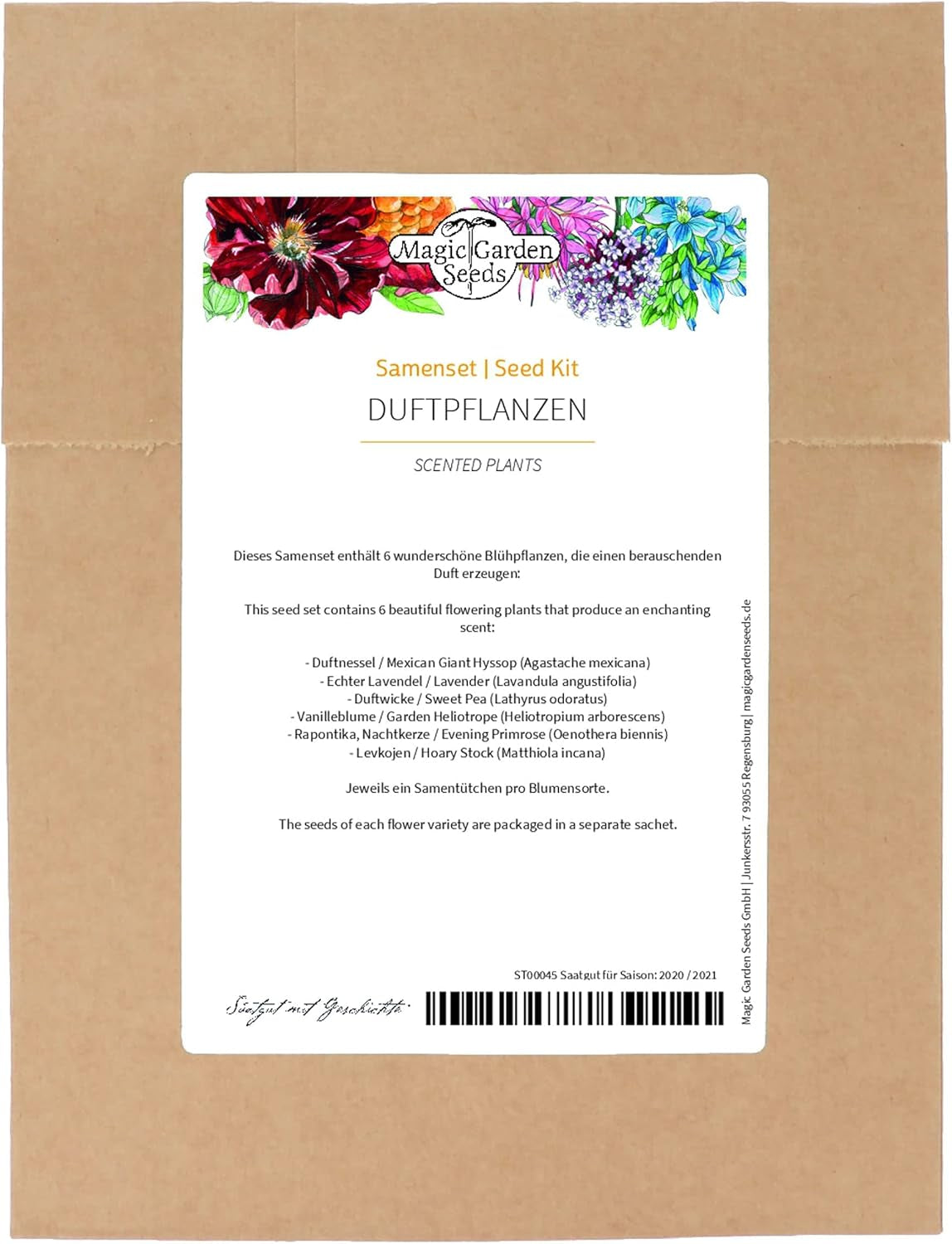 Plantes odorantes - Samenset mit 6 prachtvoll duftenden Blühpflanzen