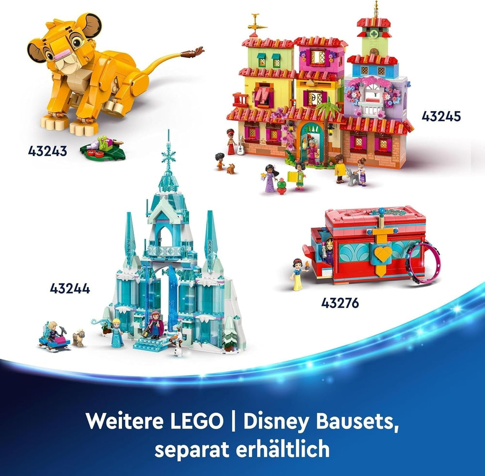 LEGO Ç€ Disney Frozen Le palais d'hiver d'Elsa, ensemble de construction et de jeu pour enfants avec palais modèle et figurines d'ELSA et Anna, cadeau pour filles, garçons et cinéphiles à partir de 6 ans 43244 Jeux de construction Besuche den LEGO-Store