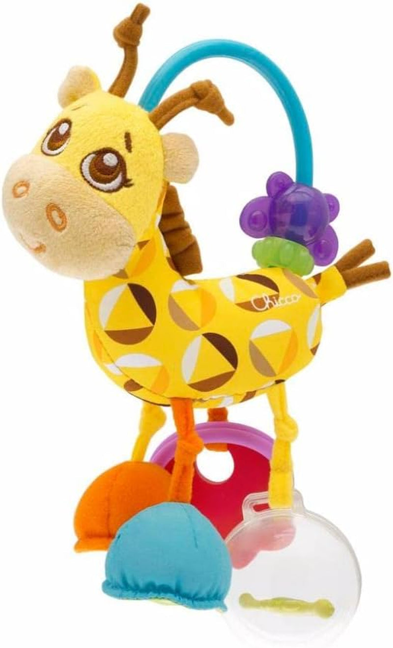 Chicco 00009708000000 Puppy telefon, multicolor, 3 Jucarii Bebe Naty Shop Rattle domnul Girafa