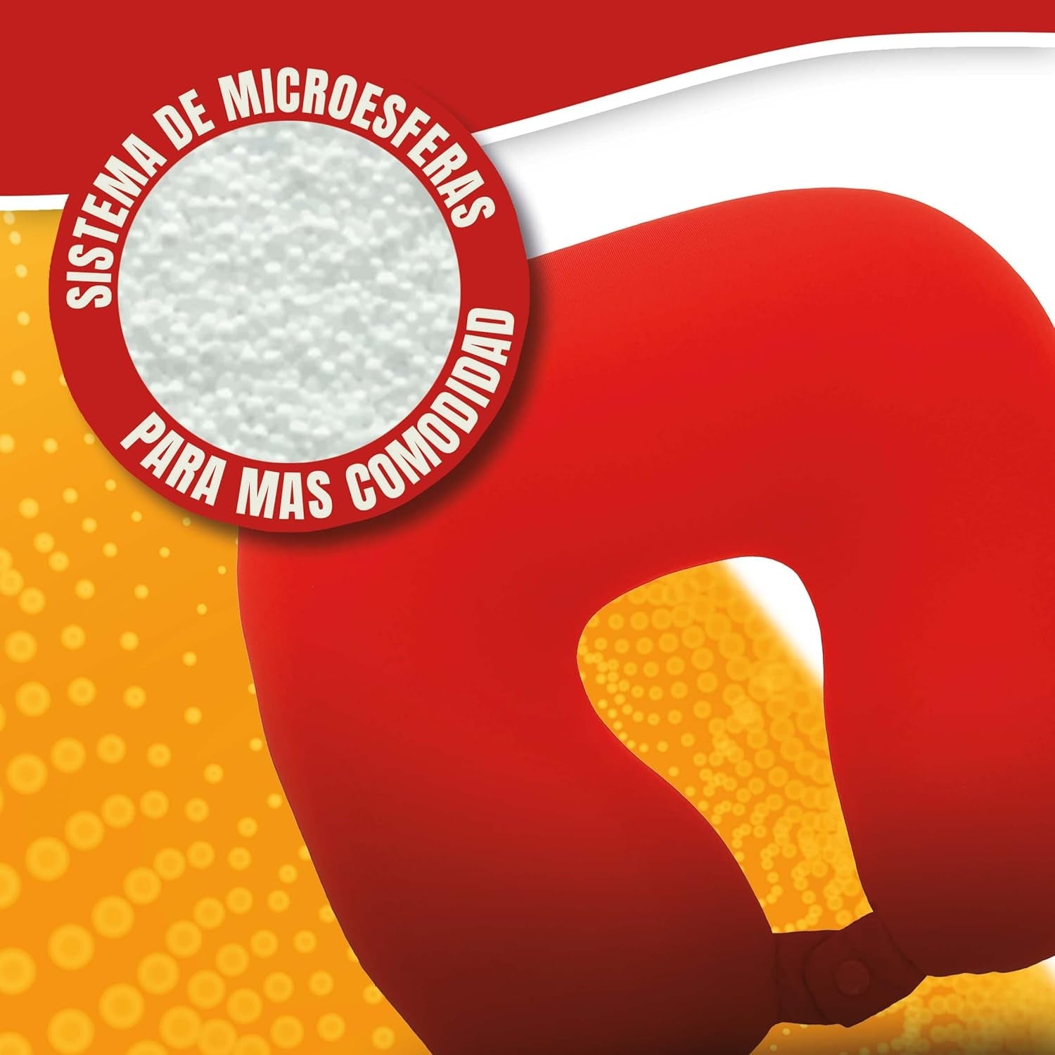 Sumex Oreiller de Voyage Oreiller Cervical pour Enfants et Adultes en Forme de U Ultra Doux Lavable Idéal pour Les Voyages Rouge Oreillers de Voyage Naty Shop