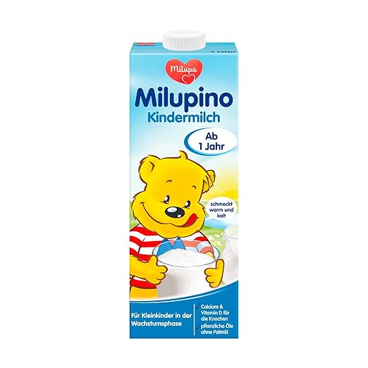 Lait infantile Milupino prêt à boire (6X1L), dès 1 an, pour les petits enfants en phase de croissance Naty Shop