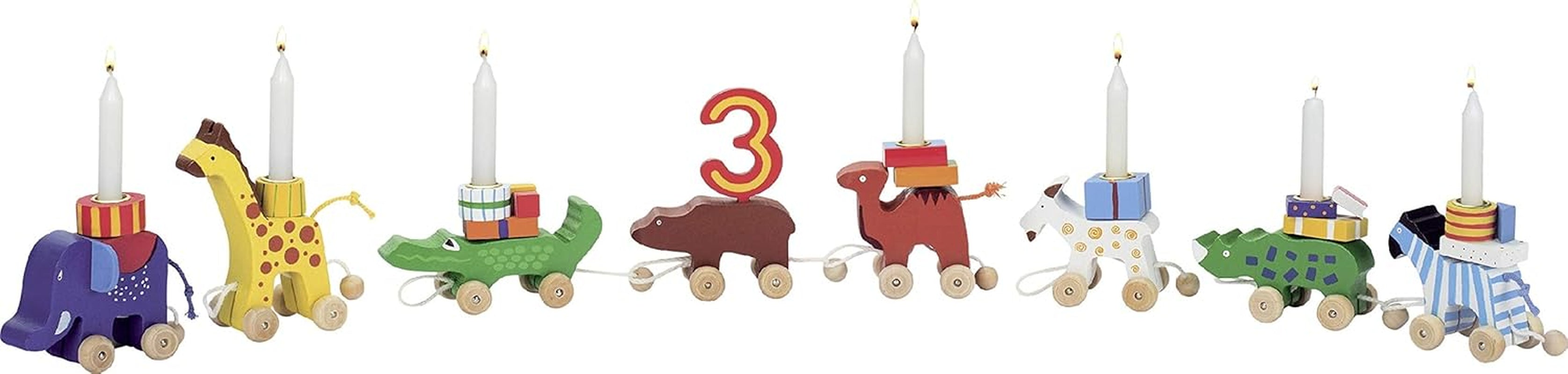 Goki GK108 - Figurines d'action caravane d'anniversaire Naty Shop Un seul pack