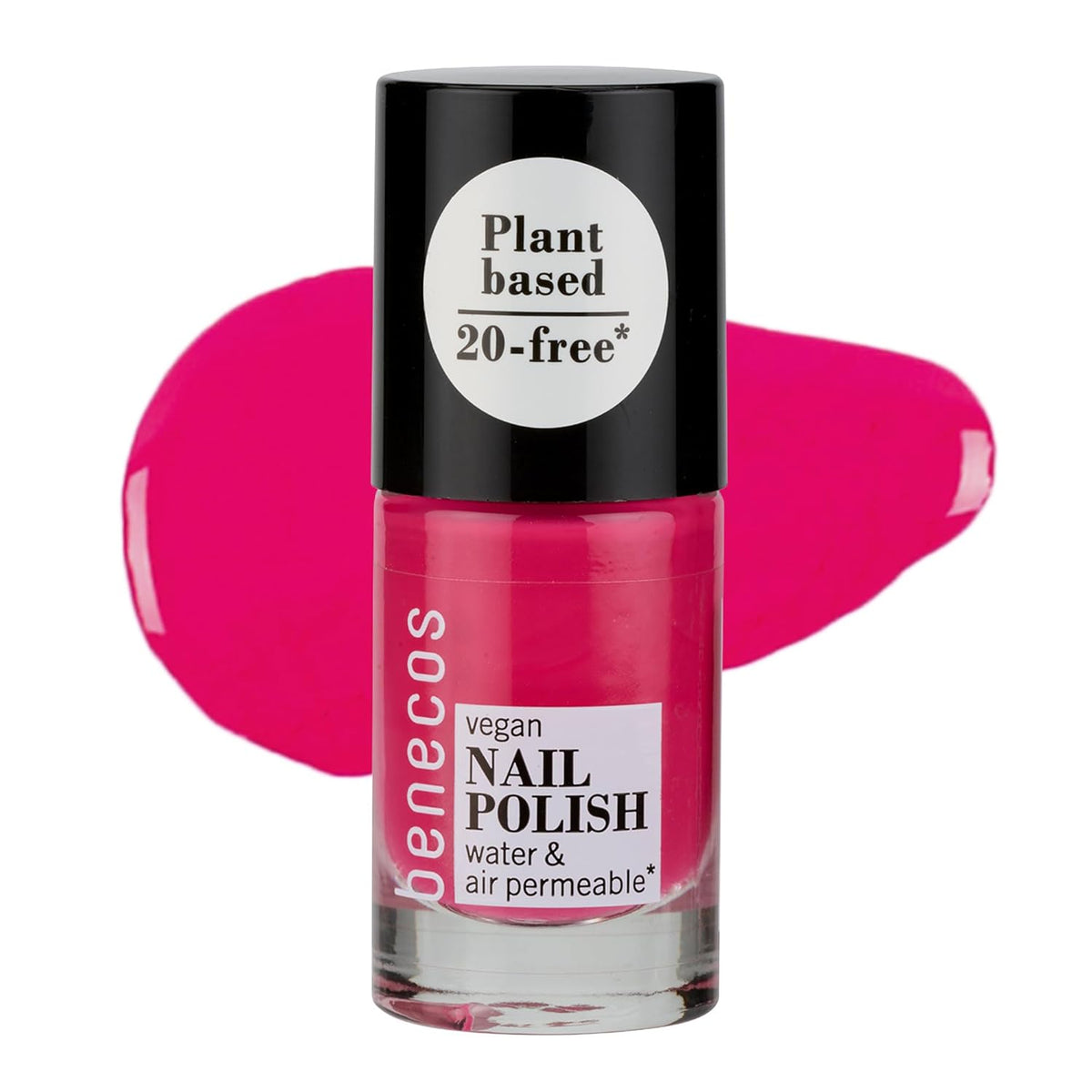 Benecos 20-Free vernis à ongles végétalien oh lala - vernis à ongles à base de plantes - séchage rapide et longue durée - perméable à l'eau - enrichi en biotine - 5 ml