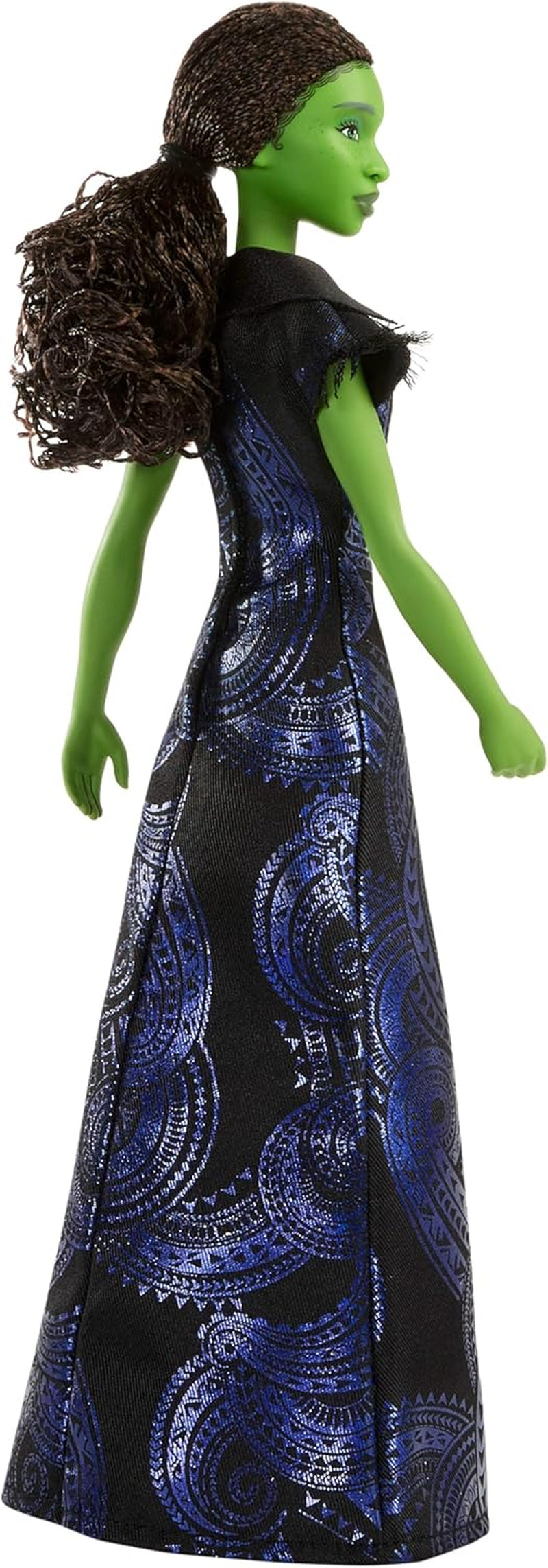 Mattel Wicked: for Good de Universal Pictures chante Elphaba-Modepuppe avec tenue vestimentaire, inspiré du film, chanté pour Good en anglais, JFM09