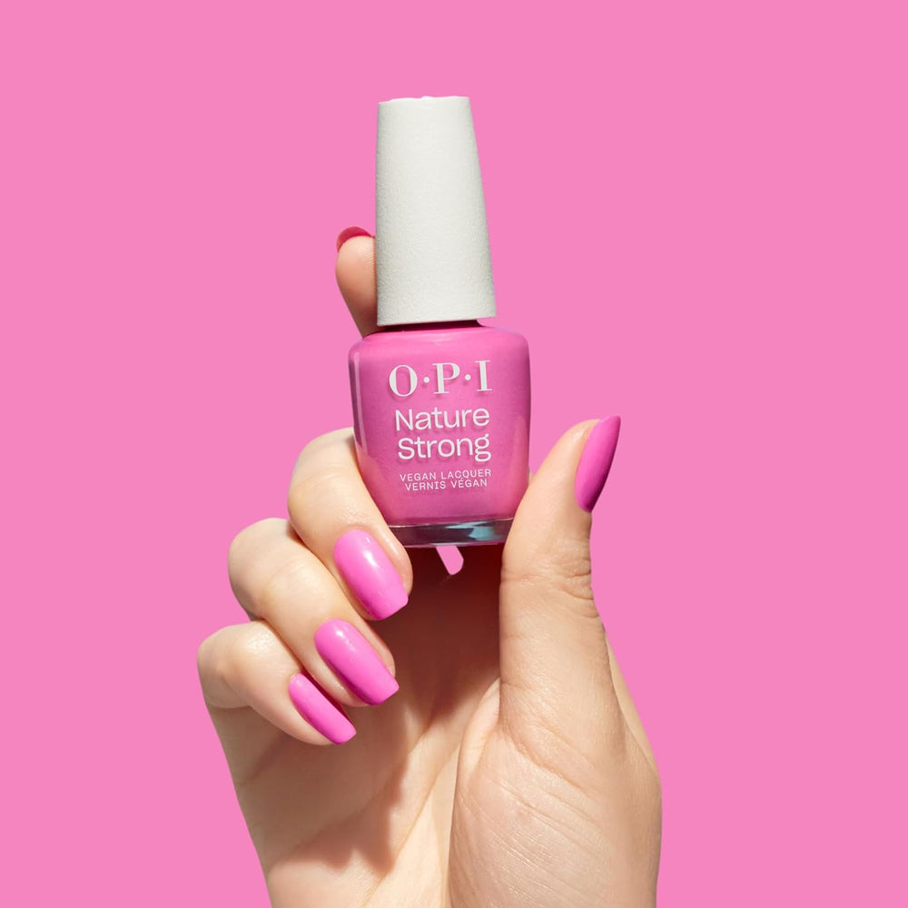 OPI Nature Strong Pink and Nude Shades - vernis à ongles longue durée avec une formule innovante et végétalienne contenant des ingrédients naturels - pour des ongles brillants