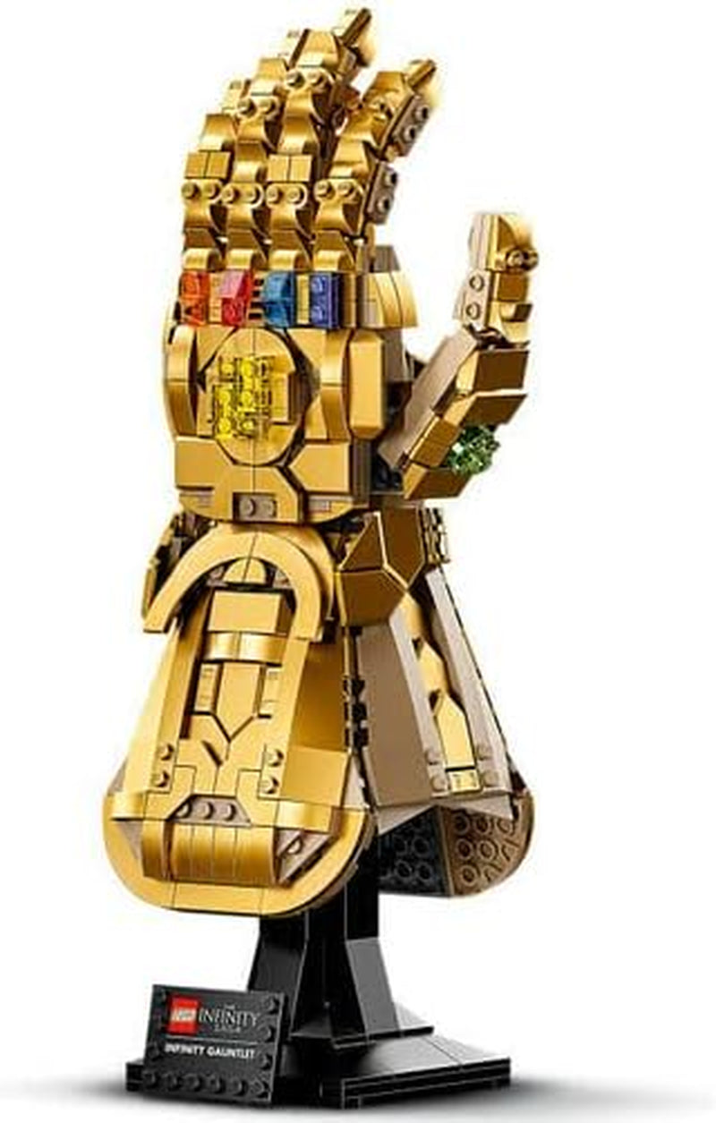 LEGO 76191 Marvel Super Heroes Infinity Glove Avengers Thanos Glove Modèle de construction pour adultes Article de fan Cadeau pour hommes Femmes Elle Lui Jeux de construction Besuche den LEGO-Store