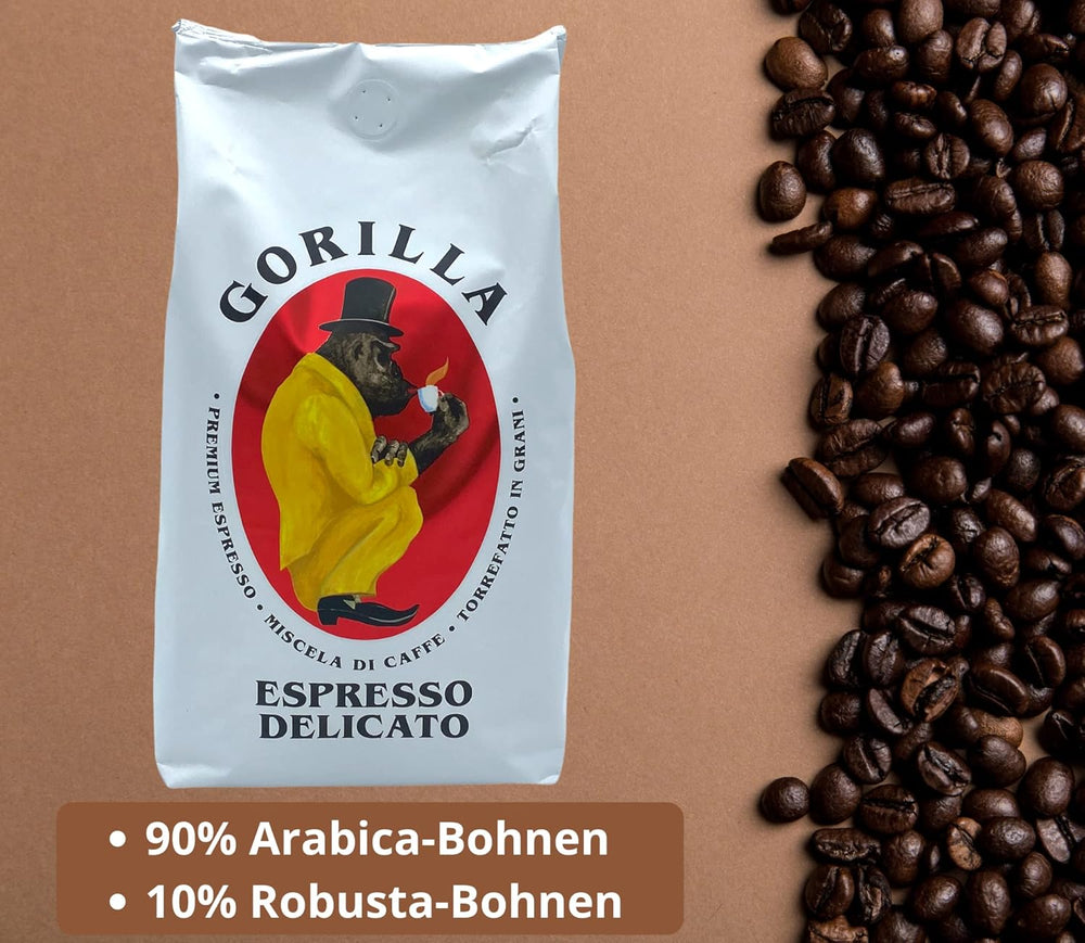 Gorilla Espresso Delicato 3x 1000g Joerges + Jassas Gebäck | Café