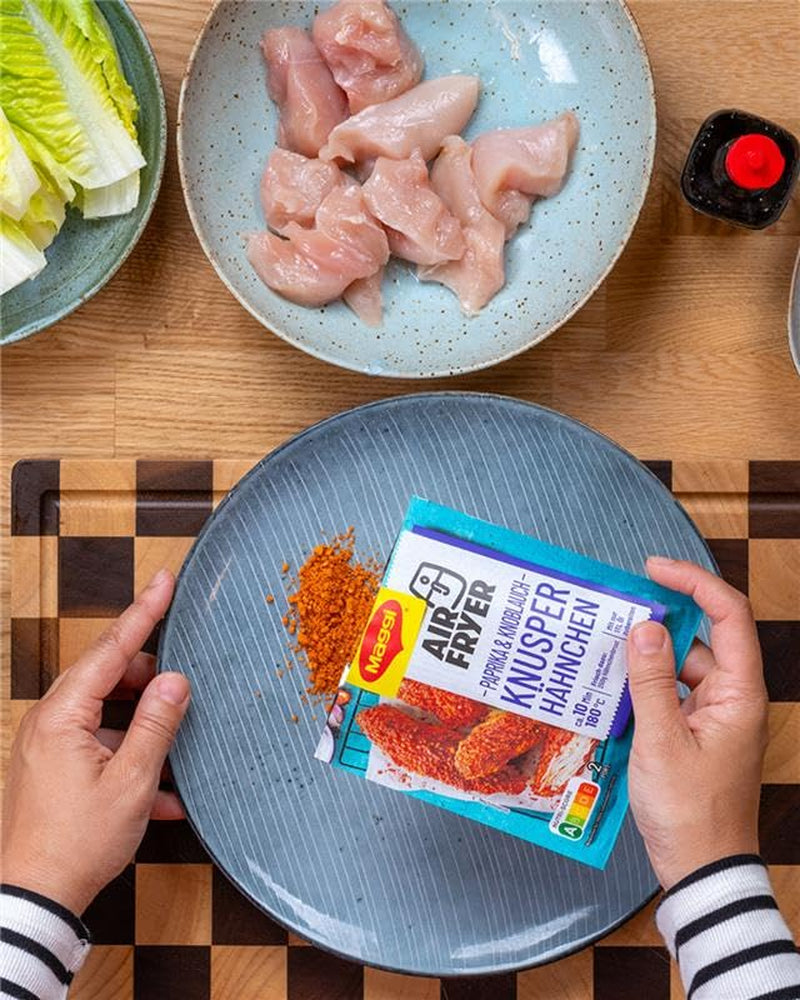 MAGGI Airfryer Knusper Hähnchen - Paprika et Knoblauch, 1er Pack (1 x 39g)