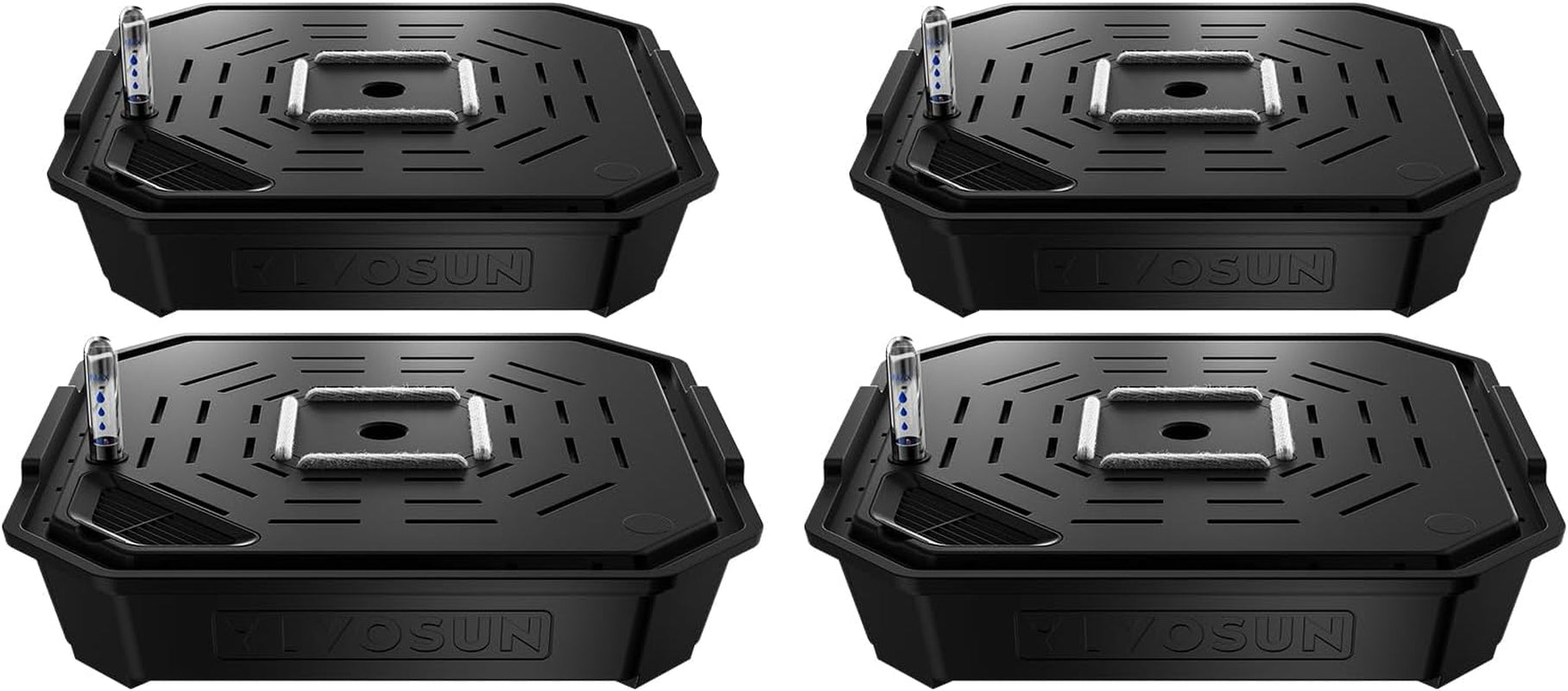 VGrow Boîte de culture intelligente tout-en-un, système professionnel avec lampe de culture Samsung LM301H EVO, système avancé de circulation et de ventilation, irrigation, apport de nutriments pour la culture hydroponique intérieure