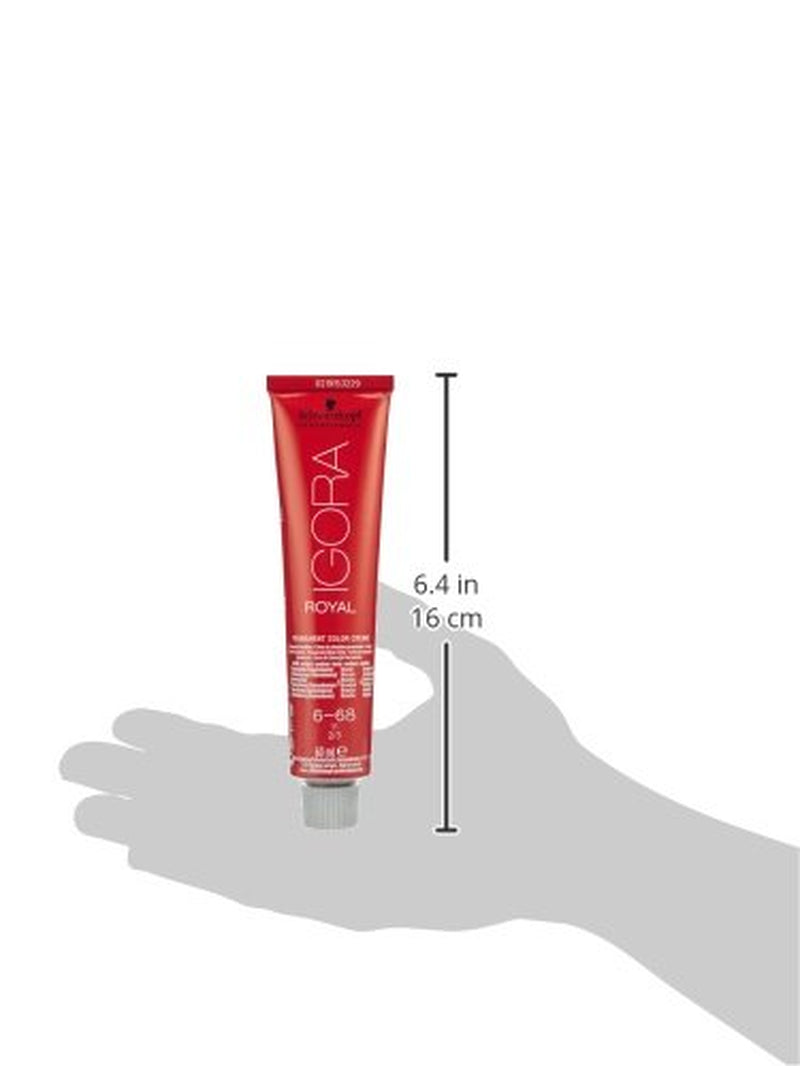 Schwarzkopf IGORA Royal Premium Coloration capillaire 6-68 blond foncé rouge chocolat, 1 paquet (1 x 60 g) Teinture capillaire Naty Shop