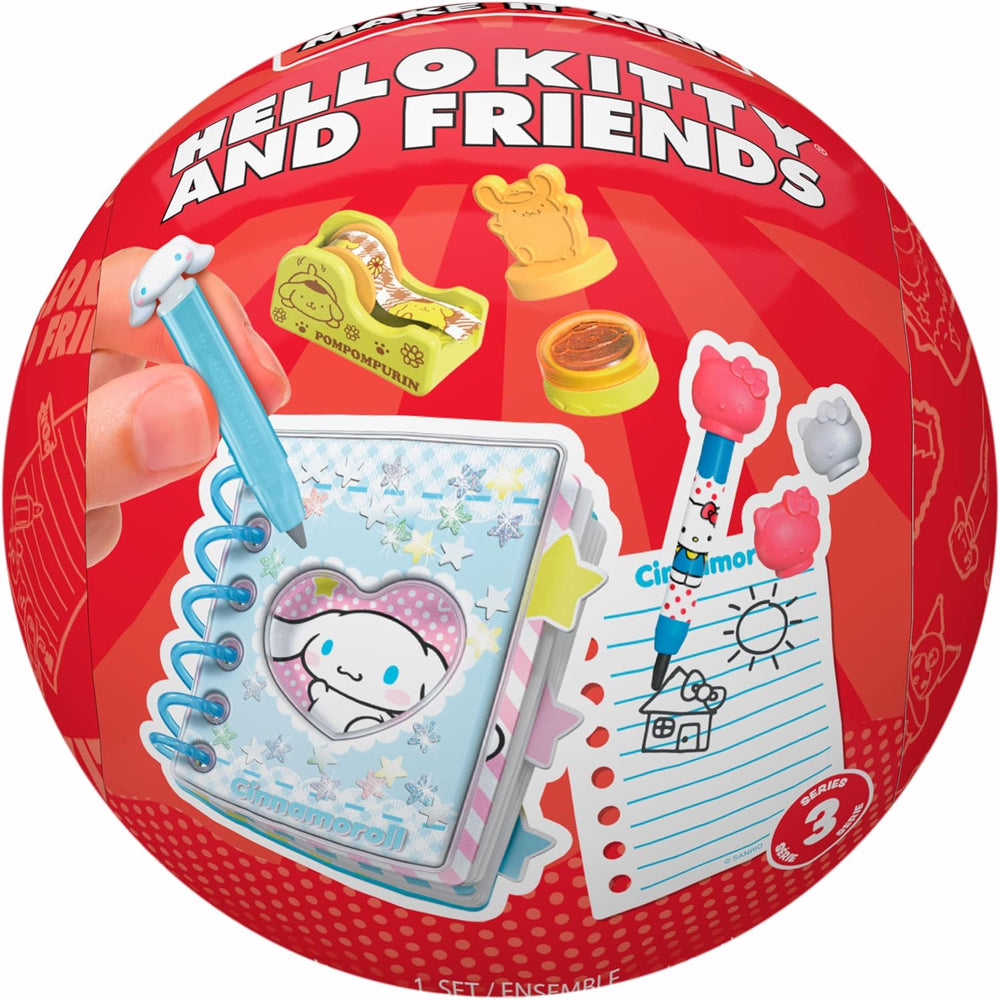 Miniverse MGA Make It Mini Hello Kitty and Friends Série 3 – Mini objets de collection, Sanrio, répliques rétro, papeterie, travaux manuels, bricolage, pour collectionneurs et enfants à partir de 8 ans