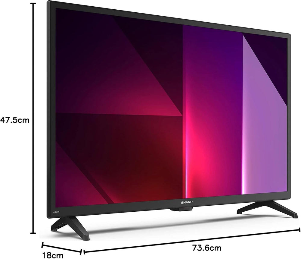 Televizor Android SHARP 32FI6EA, 81 cm (32 inch), HD Ready, cu LED (Asistent Google) [Clasa energetică E]
