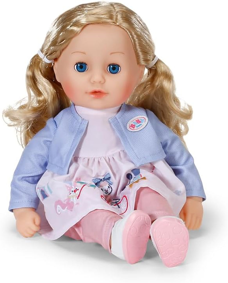 BABY born Sophia Rose - Poupée douce 36 cm - Poupée aux cheveux blonds de haute qualité et aux yeux endormis - Convient aux enfants à partir de 1 an
