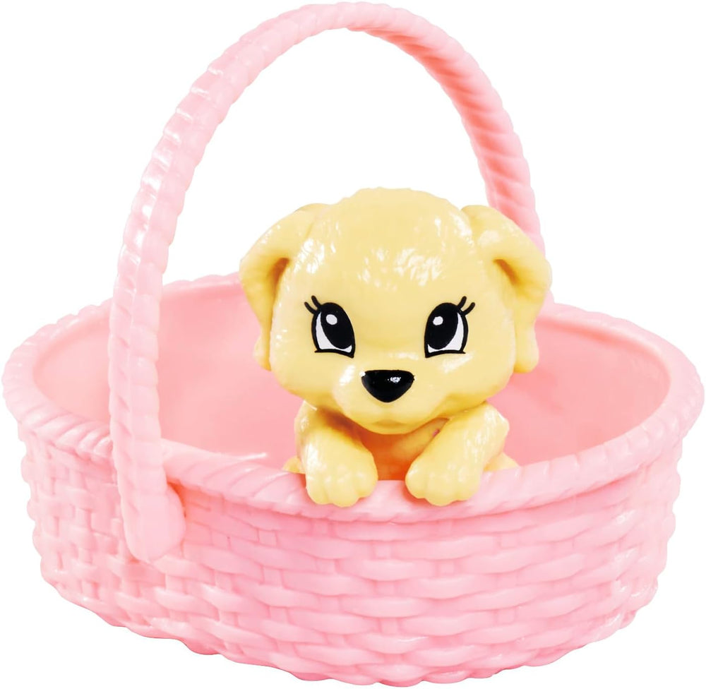 Steffi Love Bike Trailer, poupée sur vélo avec remorque pour bébé, chien et écouteurs, 3 ans et plus