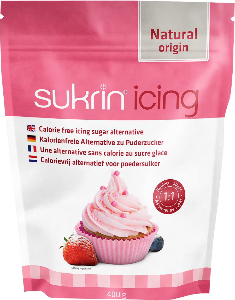 Sukrin Melis Zuckerersatz, Die Natürliche Alternative Zu Puderzucker Ohne Kalorien, 1Er Pack (1 X 400 G) Indulcitori Naty Shop Default Title