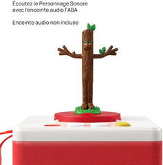 FFF14504 Figurină cu sunet, motiv: Monsieur Bout-de-Bois - povești - jucărie, versiune franceză, copii de la 2 ani și peste, maro Jucarii Bebe Naty Shop