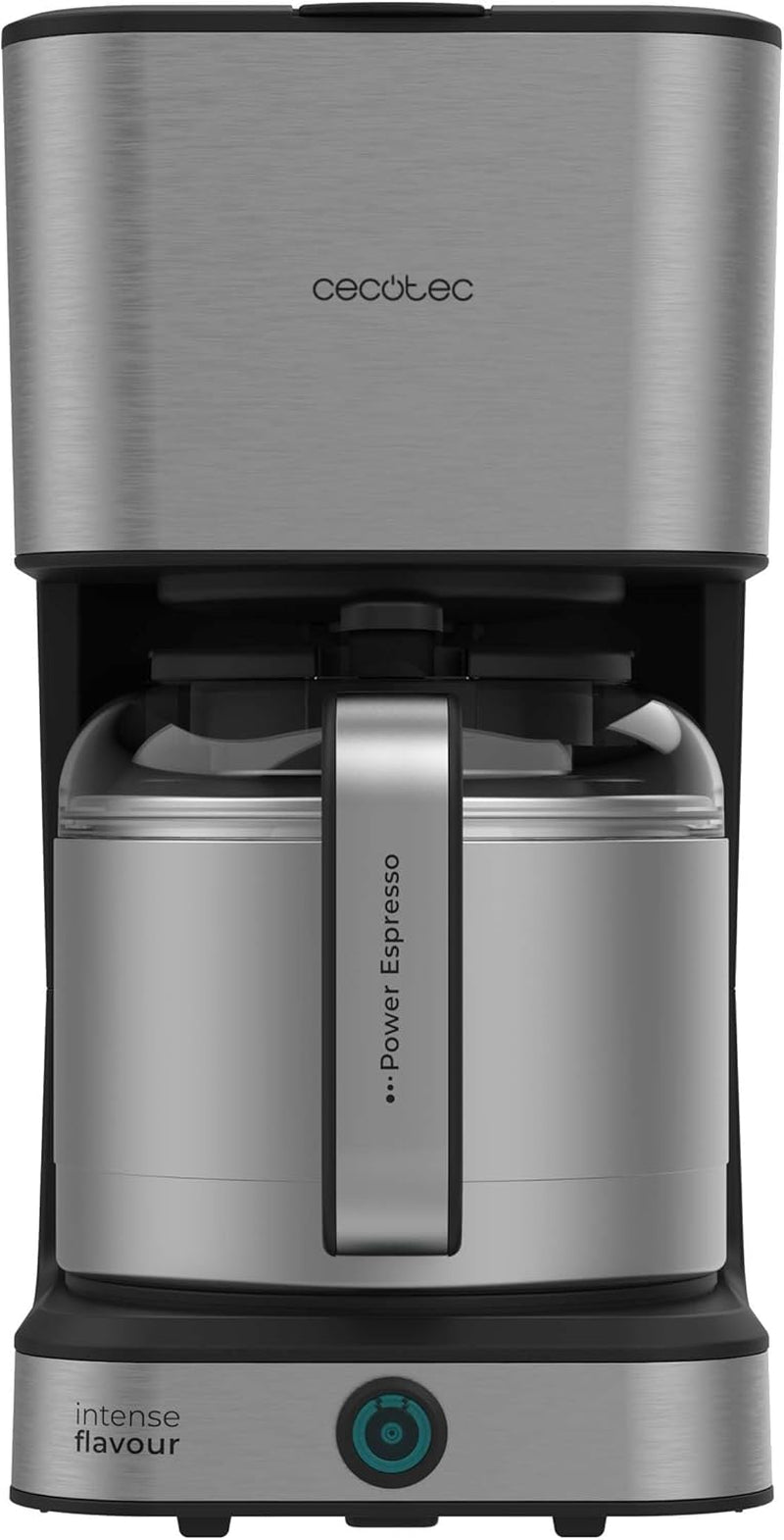 Cafetière goutte à goutte Cecotec Coffee 66 Drop & Thermo, 950 W, 1,2 L, 10 tasses, technologie ExtremeAroma, fonction anti-goutte, indicateur de niveau d'eau, filtre principal réutilisable, protection contre la surchauffe