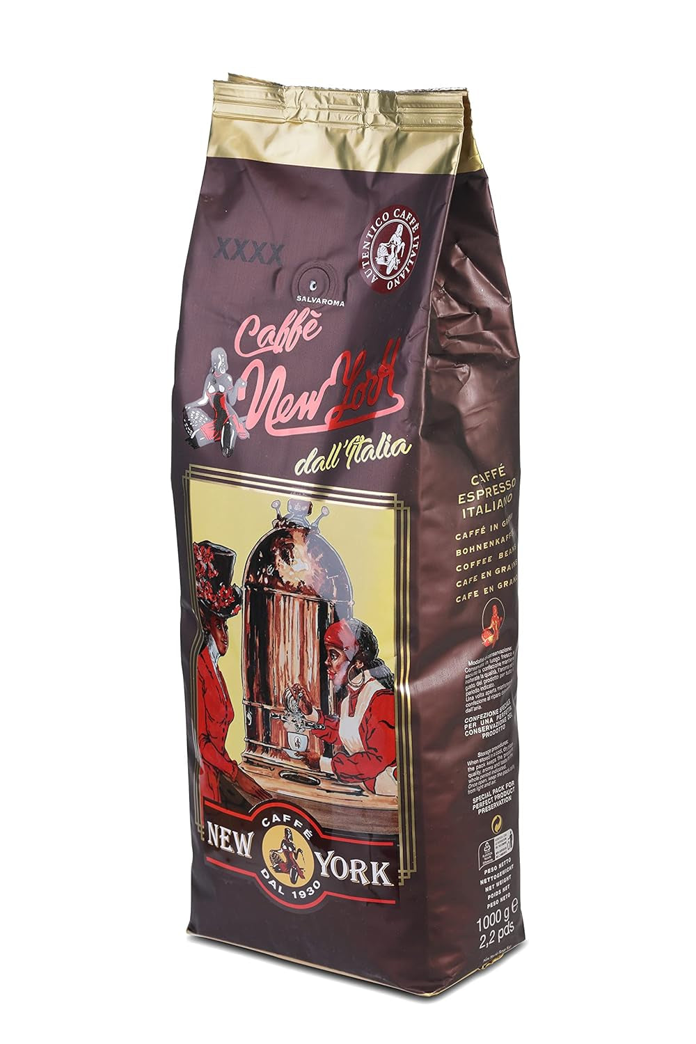 Caffè New York - XXXX - Café en grains - 1000g