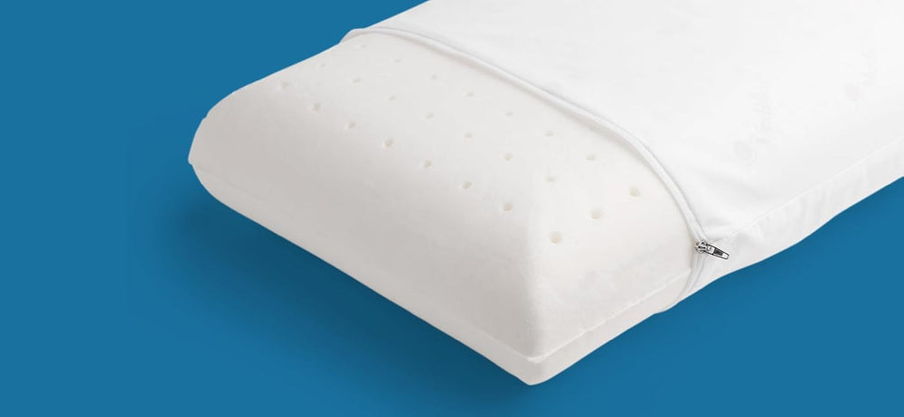 Mediflow The Original 5008 Coussin d'eau avec mousse Visco 50 x 70 cm, blanc, simple, 1 pièce (1 paquet) Naty Shop Oreillers standard