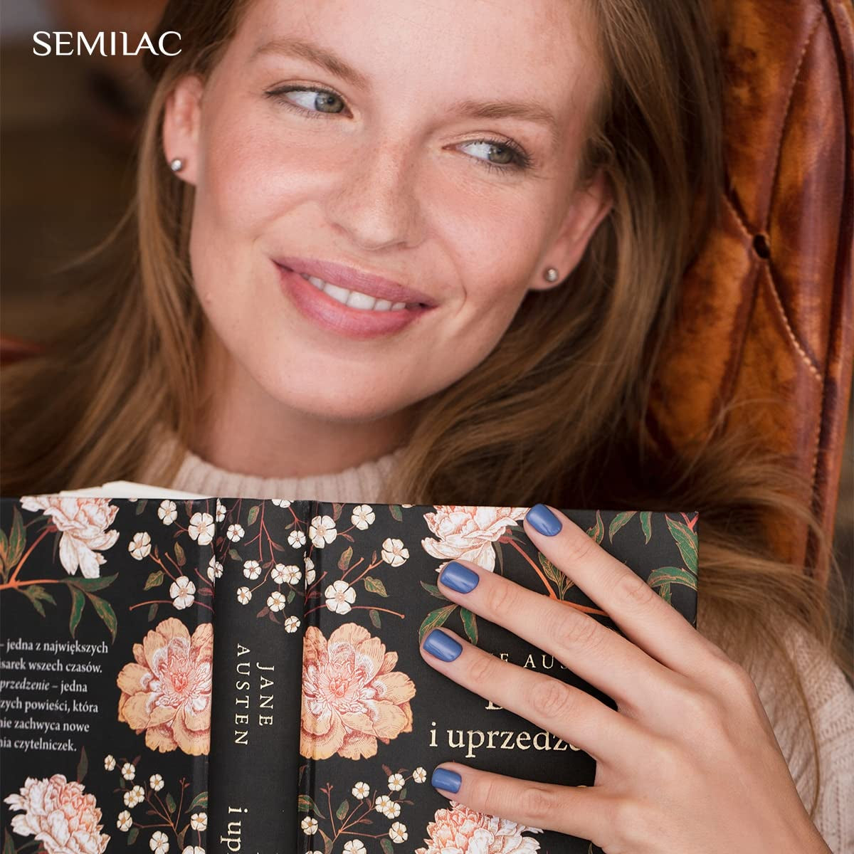 Oja UV Semilac One Step Hybrid 3 en 1 S450 Chaleur intérieure Pêche 7 ml