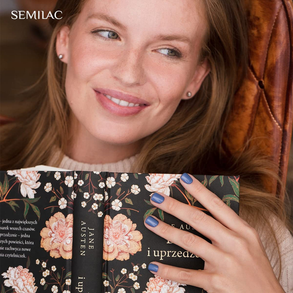 Oja UV Semilac One Step Hybrid 3 en 1 S450 Chaleur intérieure Pêche 7 ml