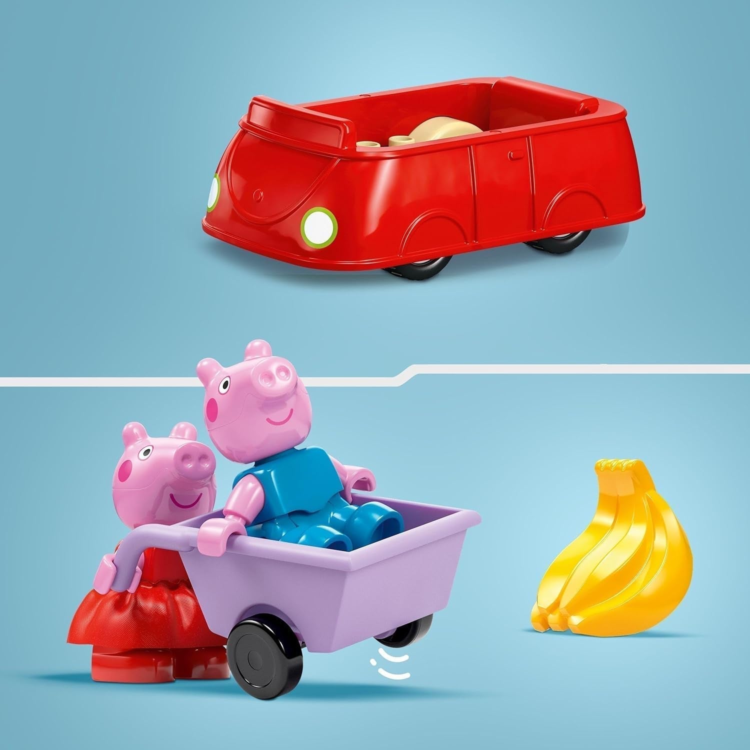 LEGO DUPLO 10434 Le supermarché de Peppa : jouet éducatif créatif et set de jeu, cadeau pour garçons et filles à partir de 2 ans, encourage la dextérité Jeux de construction Besuche den LEGO-Store