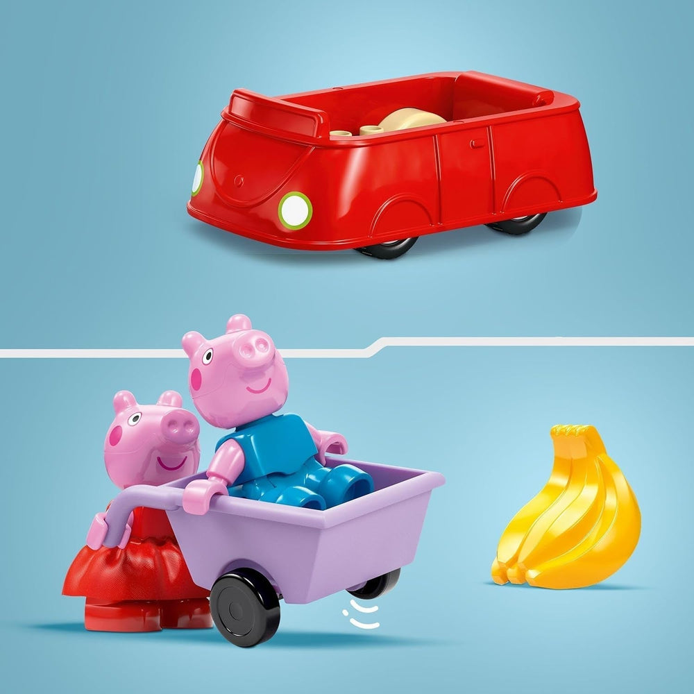 LEGO DUPLO 10434 Le supermarché de Peppa : jouet éducatif créatif et set de jeu, cadeau pour garçons et filles à partir de 2 ans, encourage la dextérité Jeux de construction Besuche den LEGO-Store