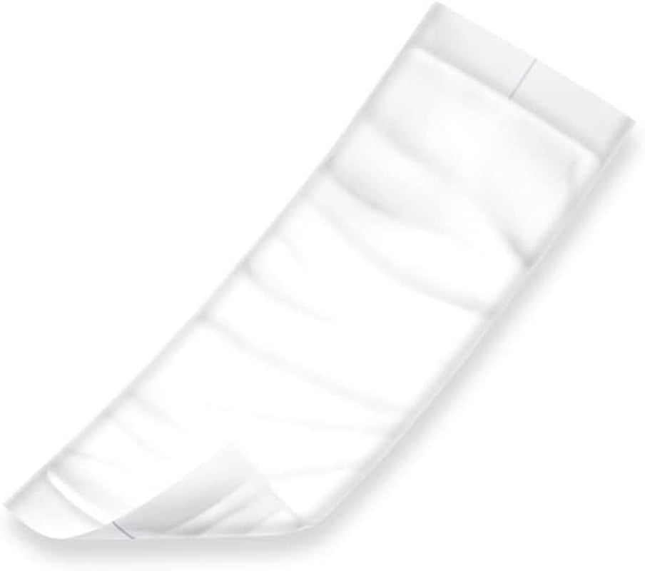 Couches exfoliantes, niveau d'absorption 2 : solution hygiénique pour les utilisateurs souffrant d'incontinence légère, serviettes pour incontinence, 35x11 cm, 56 pièces