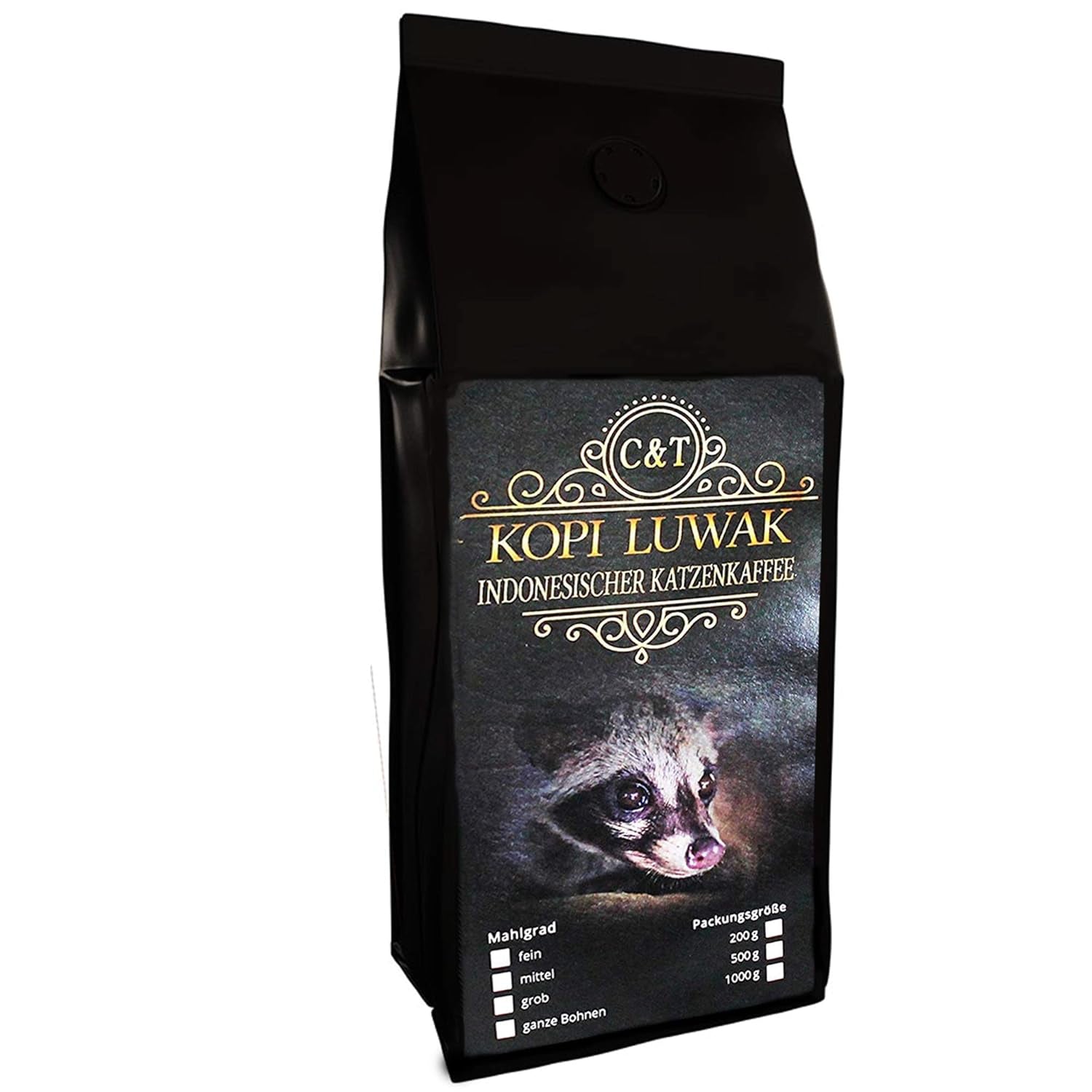 Kaffee Katzenkaffee Kopi Luwak Arabica (Von Freilebenden Tieren) avec Ganze Bohne (50 g)