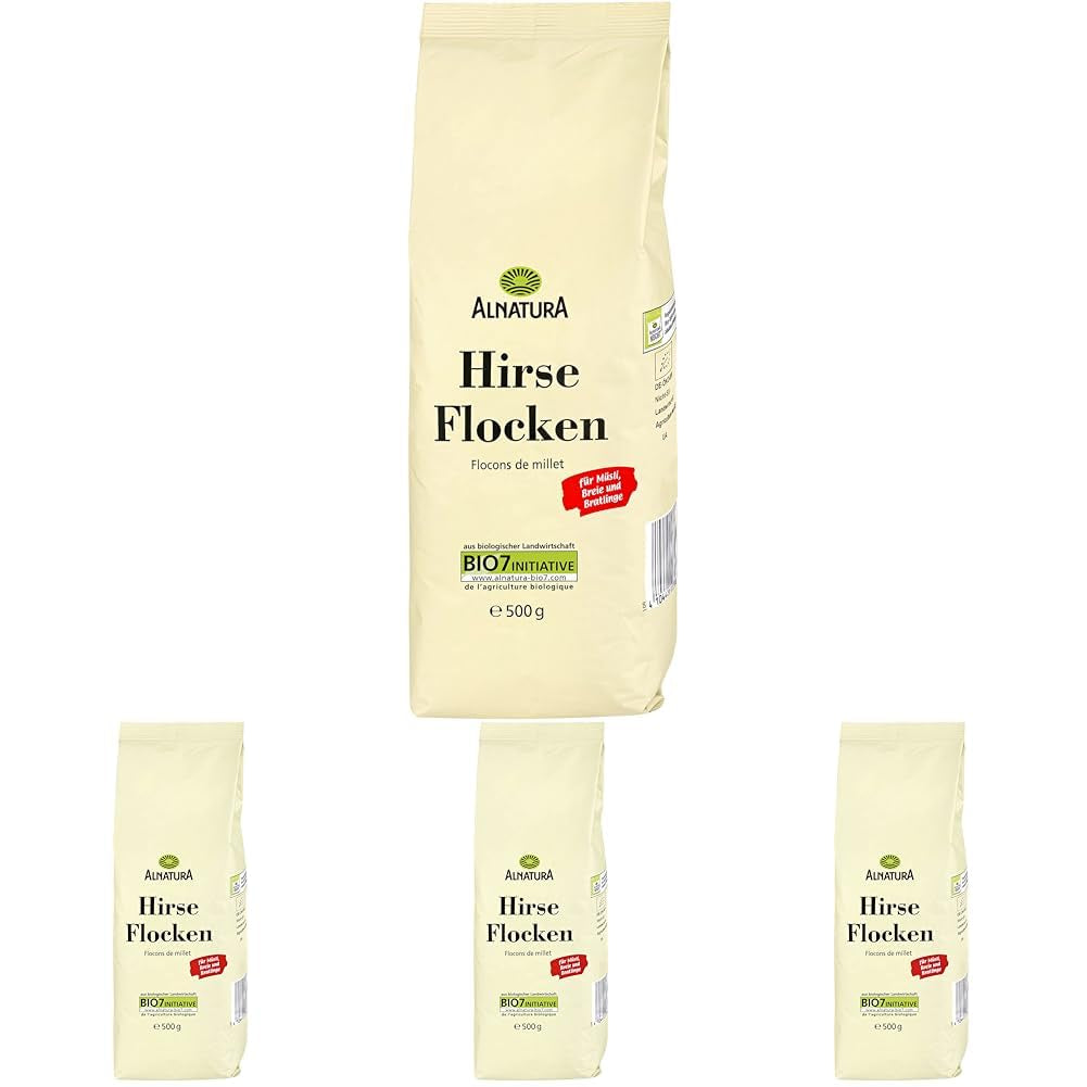 Flocons de millet bio, 500g