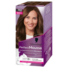Perfect Mousse Mousse de coloration permanente, 668 Hasellnuss Hair Dye Naty Shop Titre par défaut