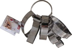 Zenker 44854 set d'emporte-pièces (UVA, banane, pomme, citron, avocat), acier inoxydable